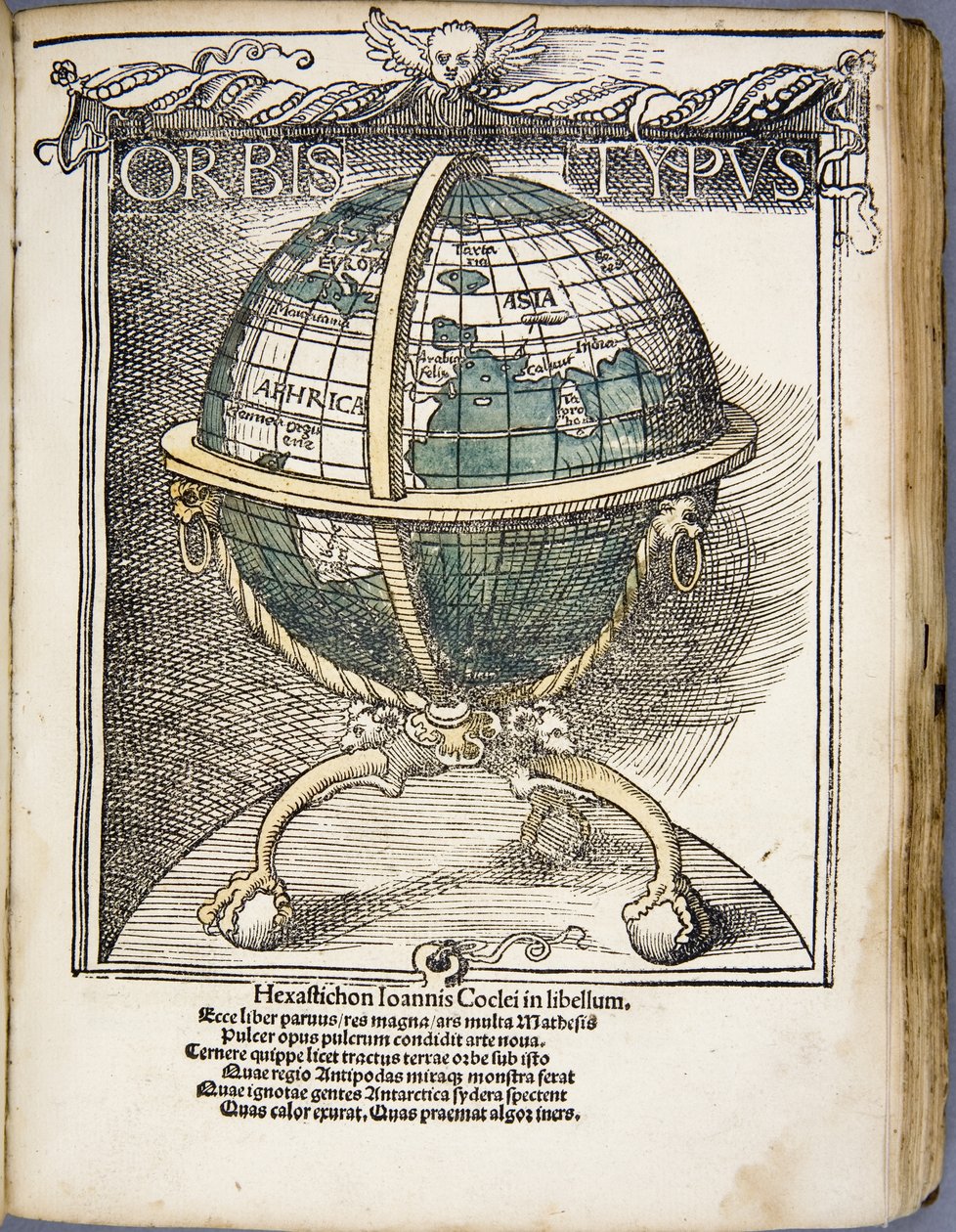 Johann Schöner, Luculentissima quaedam terrae totius descriptio da Johannes Schoner