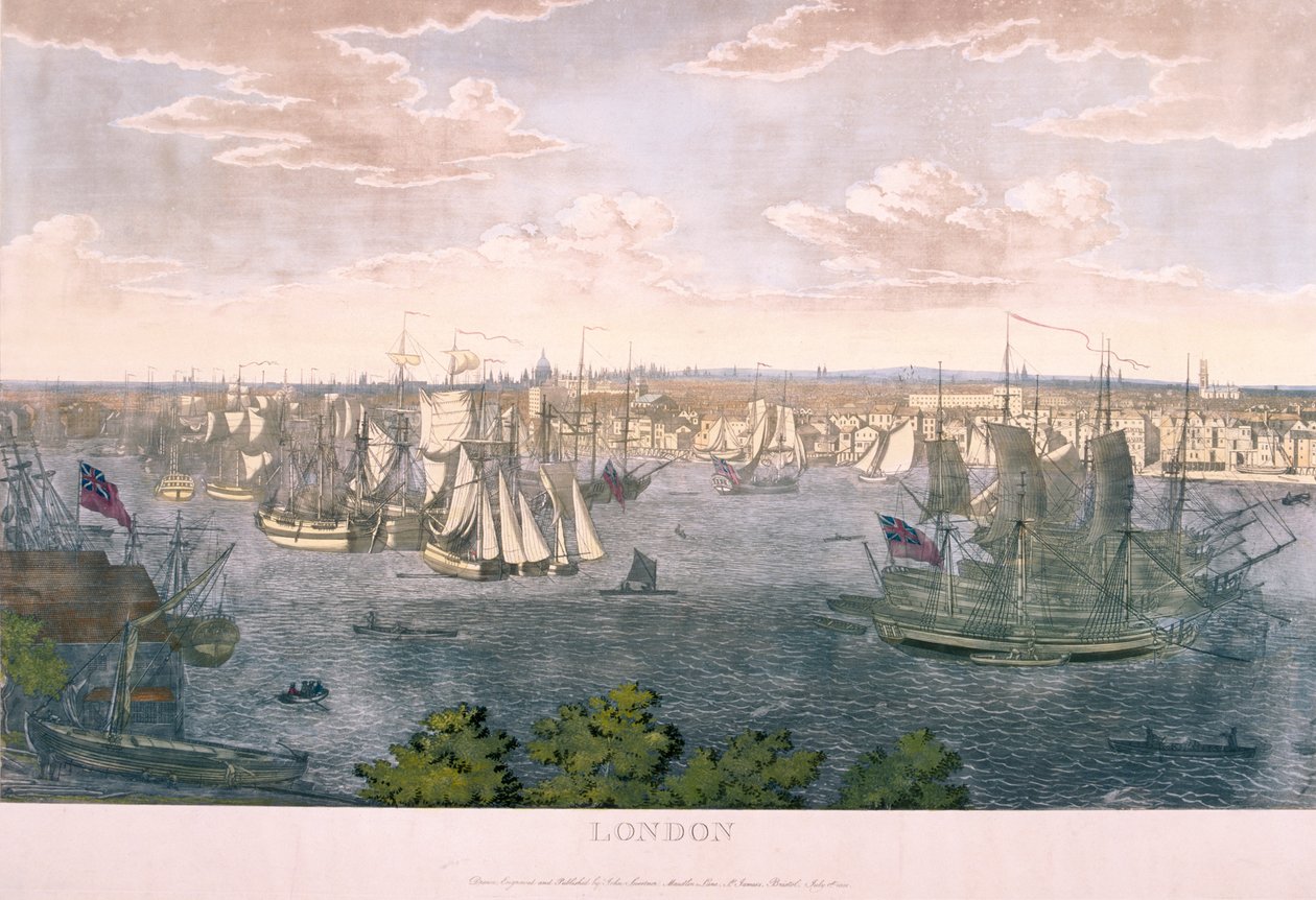 Veduta di Londra da Johannes Swertner