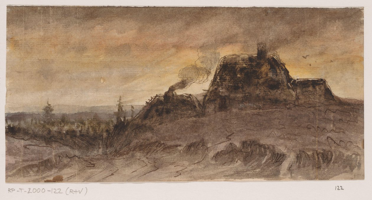 Case dei braccianti da Johannes Tavenraat (signed by artist)