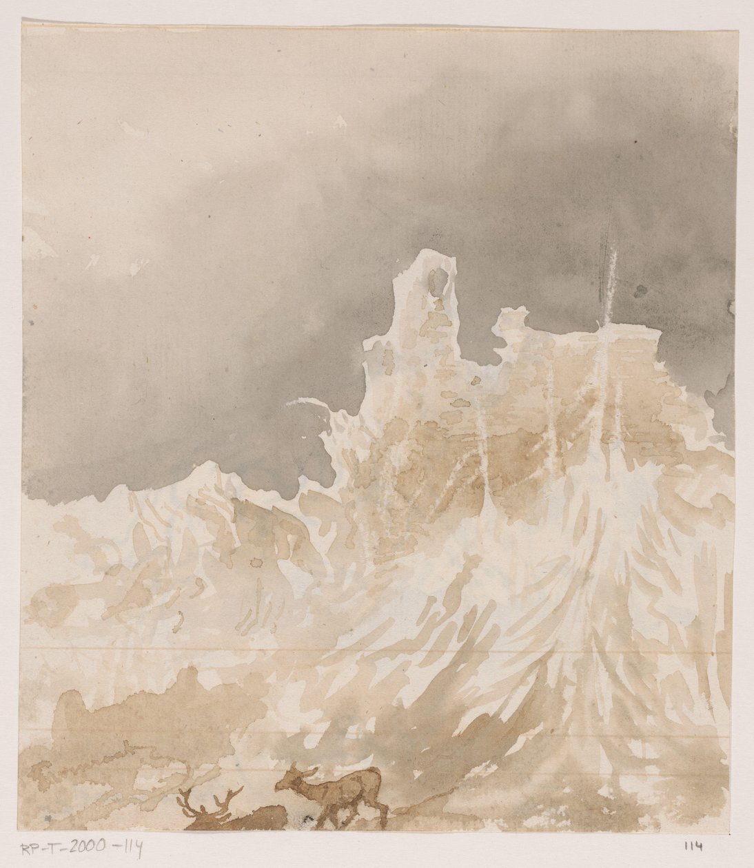 Rovina nelle Ardenne da Johannes Tavenraat (signed by artist)