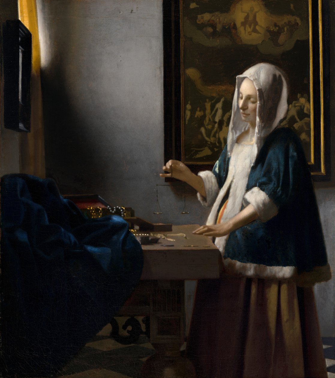 Donna con bilancia da Johannes Vermeer