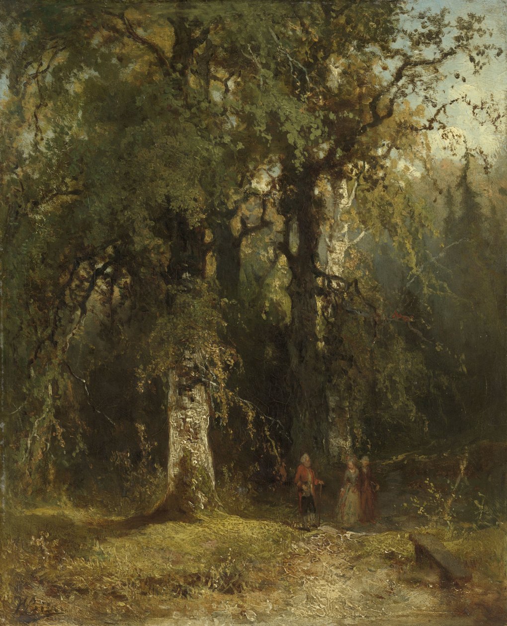 Veduta nel bosco da Johannes Warnardus Bilders