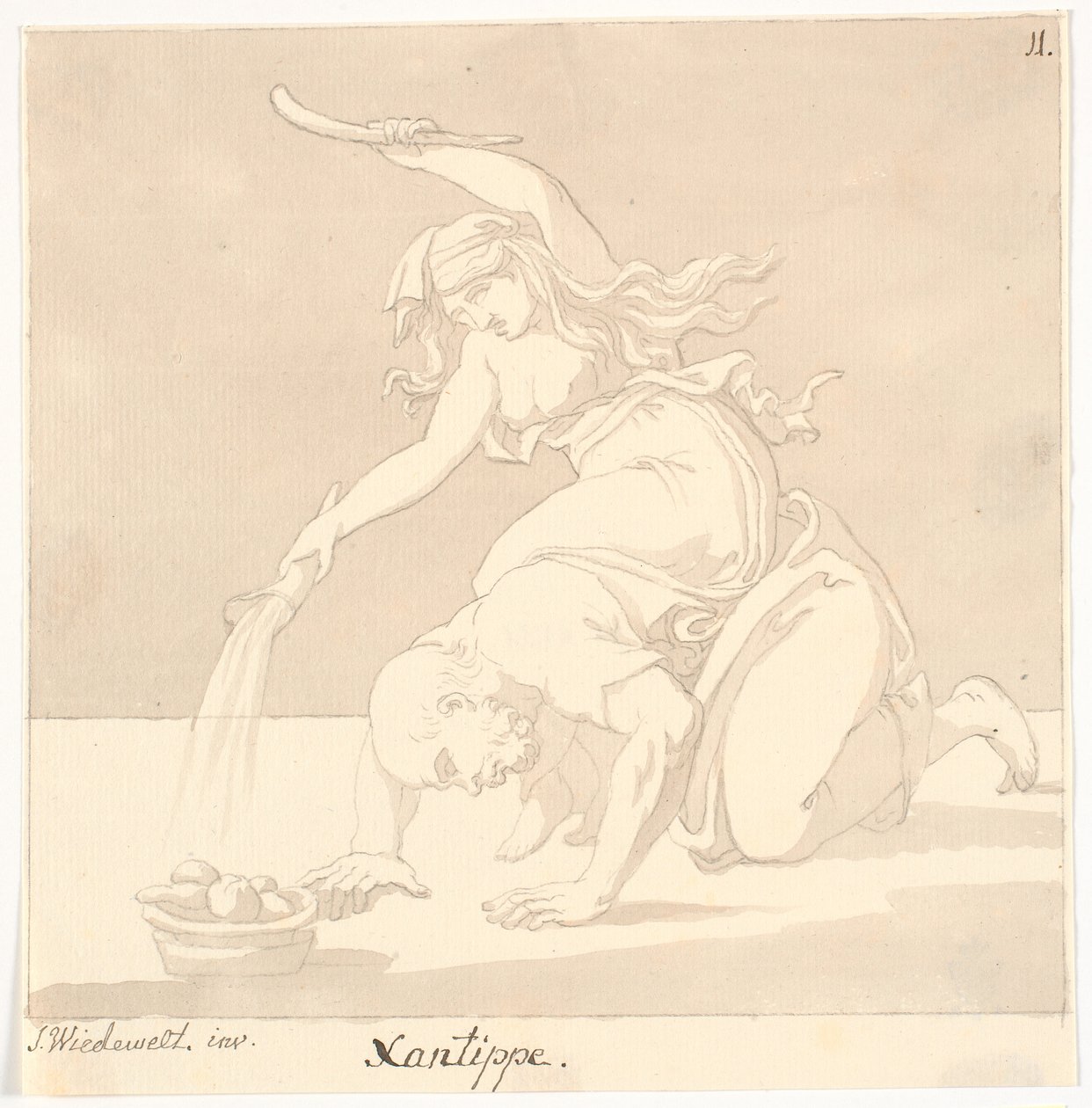 "Xantippe" da Johannes Wiedewelt