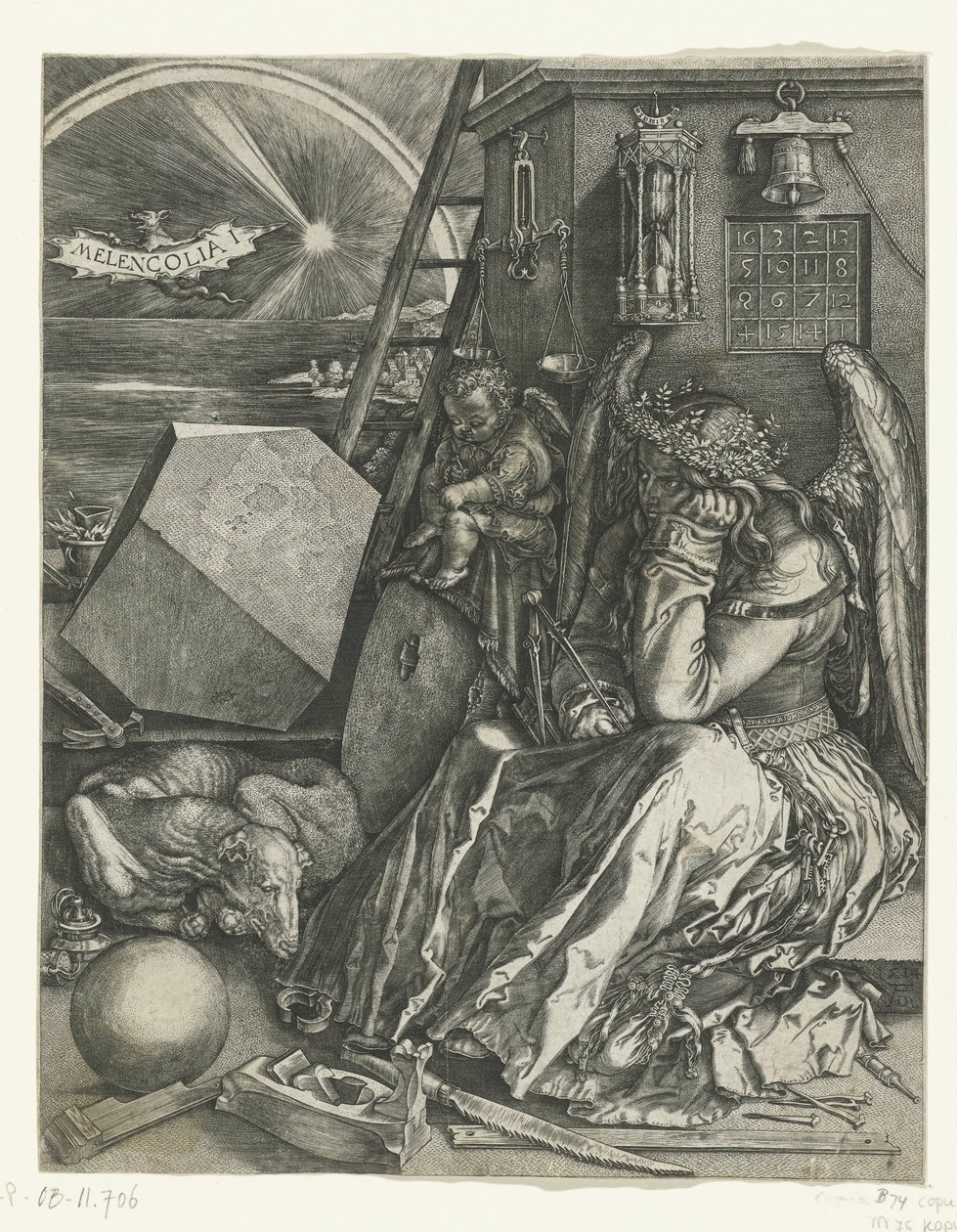 Melancholia da Johannes Wierix