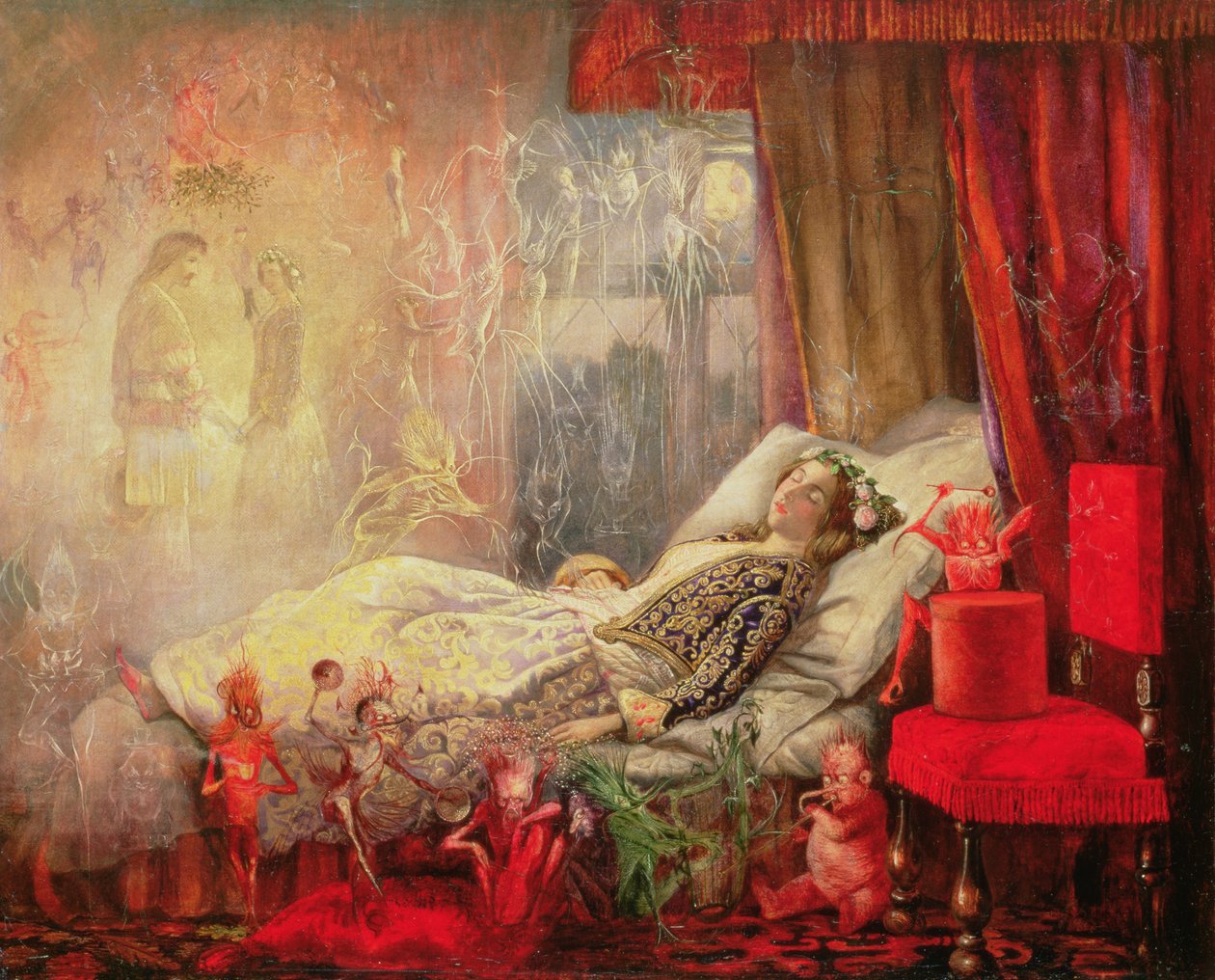 La materia di cui sono fatti i sogni, 1858 da John Anster Fitzgerald