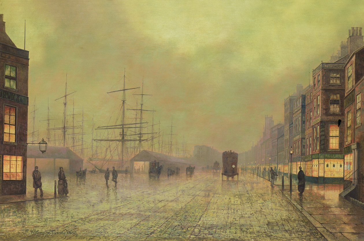 Docks di Glasgow da John Atkinson Grimshaw