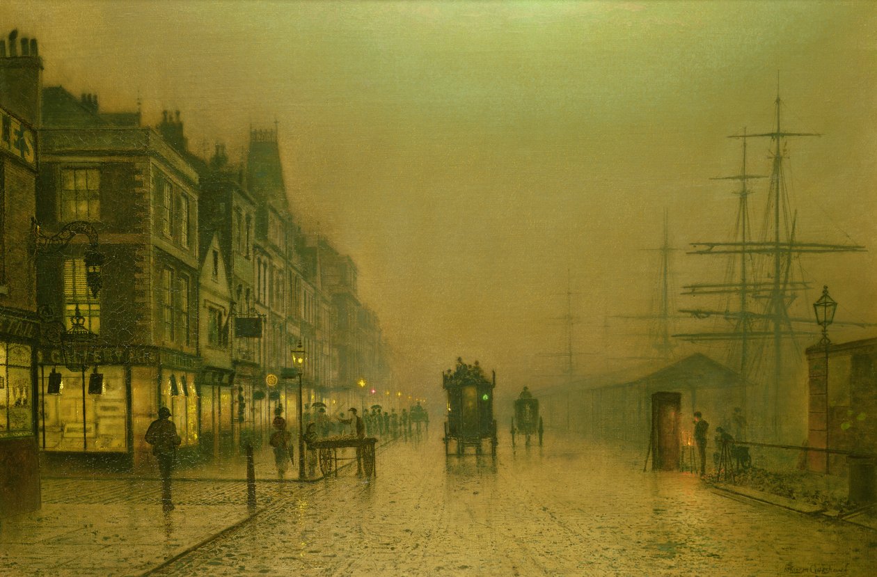 Docks di Liverpool da John Atkinson Grimshaw