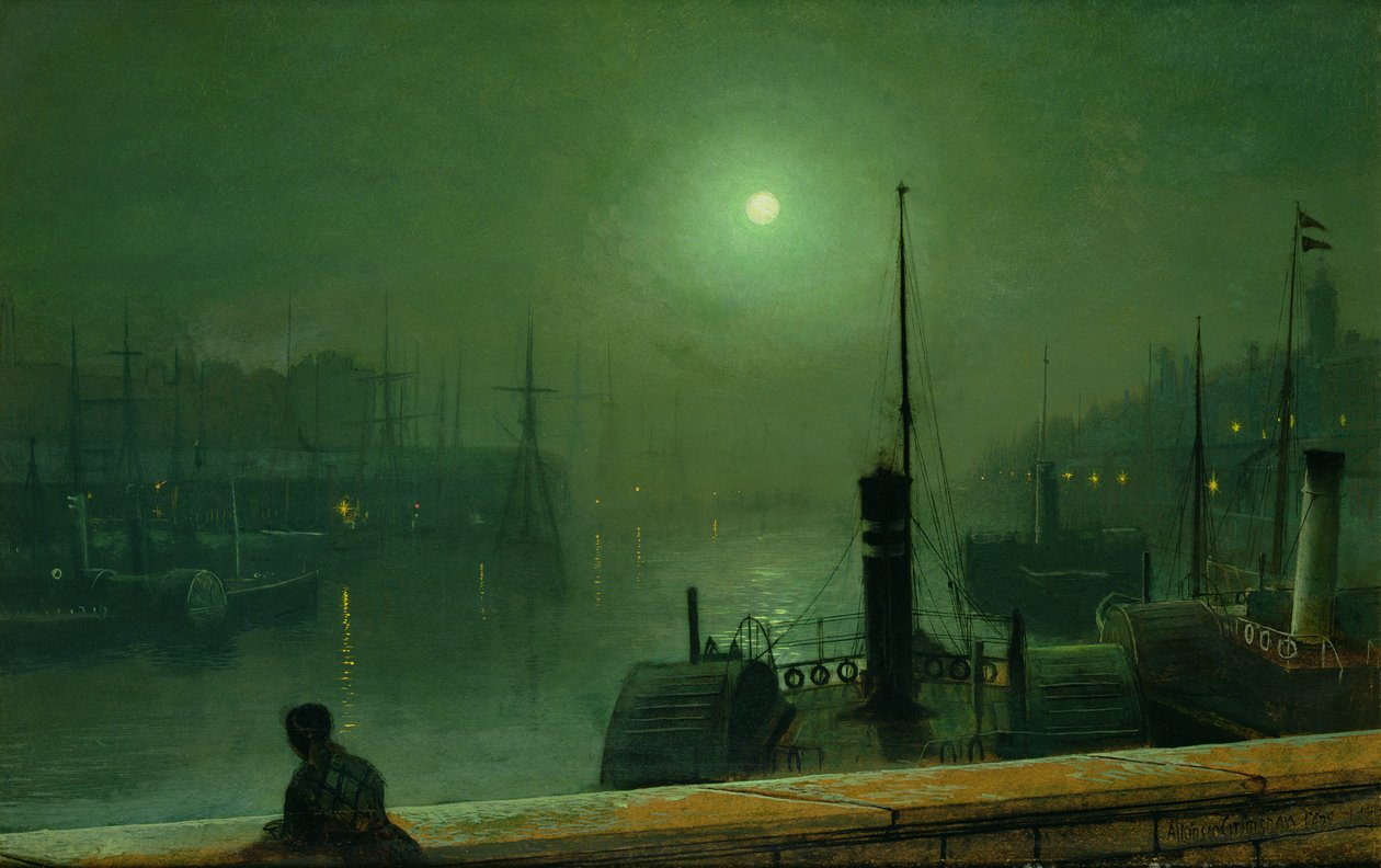 Sul Clyde, Glasgow, 1879 da John Atkinson Grimshaw