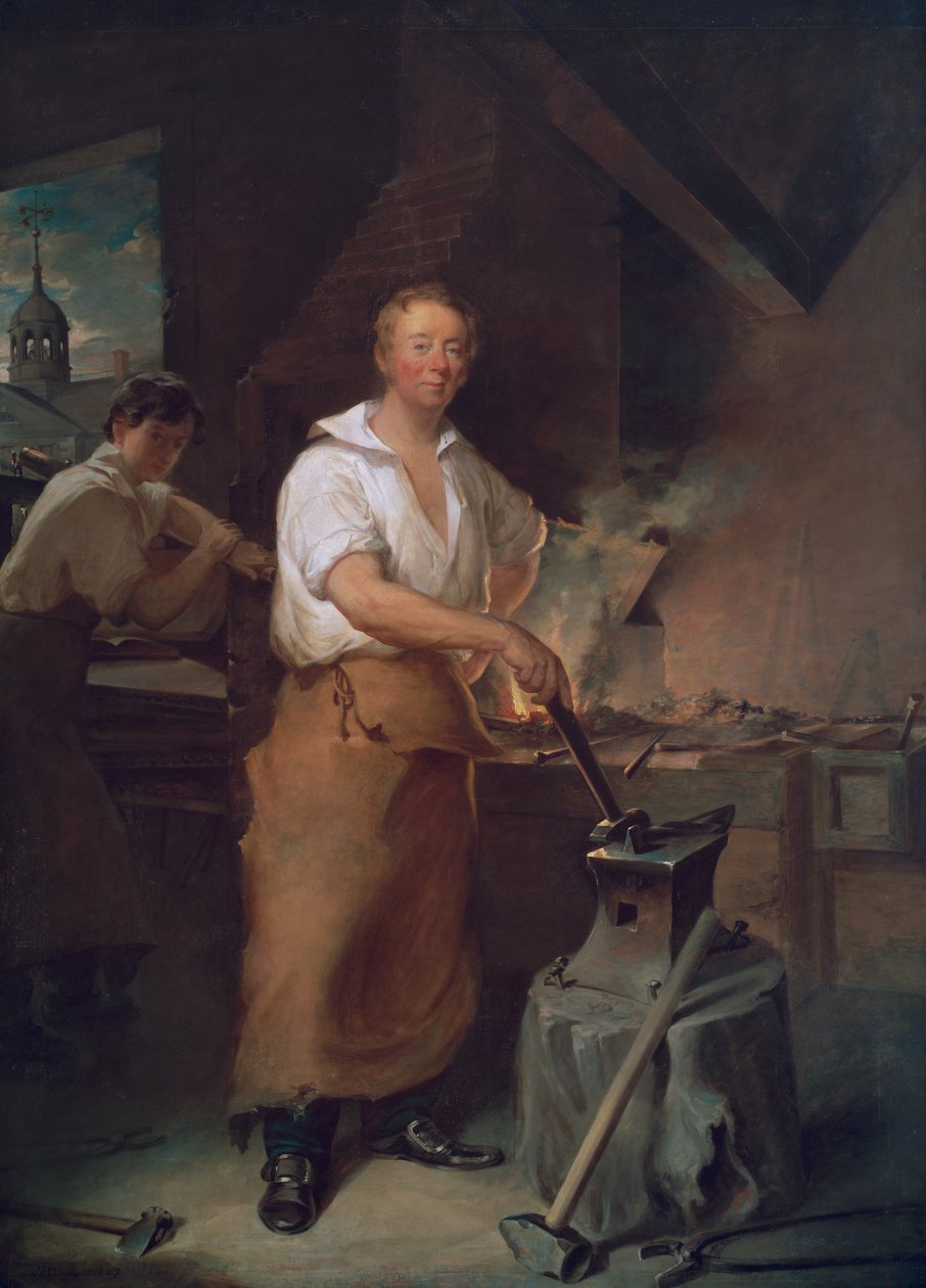Pat Lyon alla Forgia da John Neagle