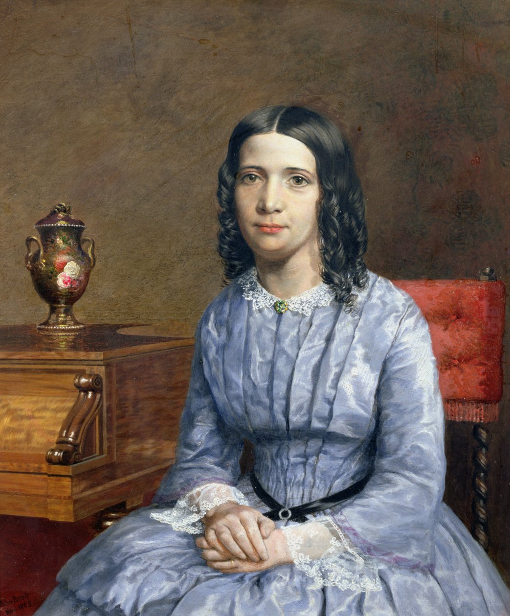 Ritratto di Matilda Bury, 1855 da John Brett