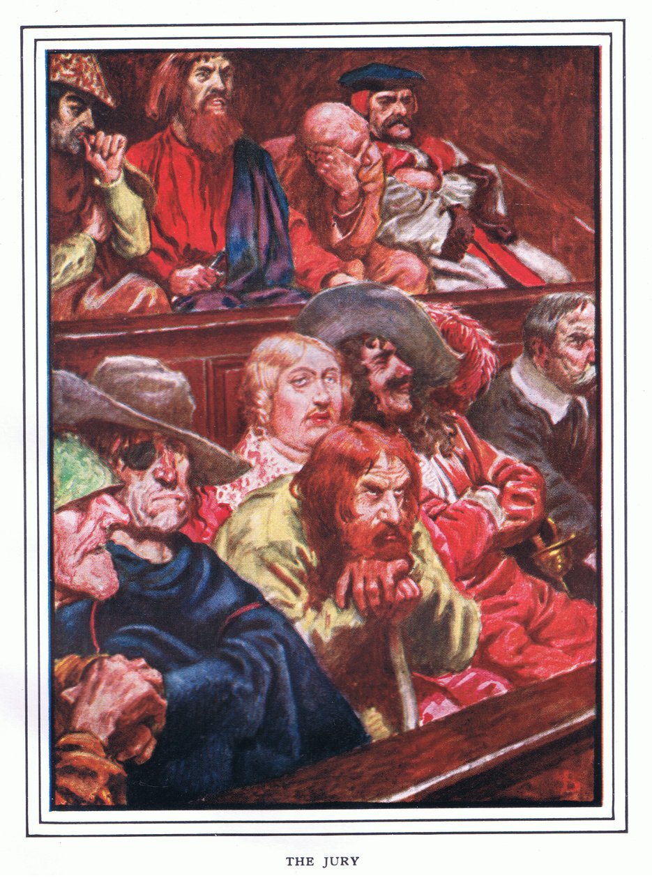 La giuria da John Byam Liston Shaw