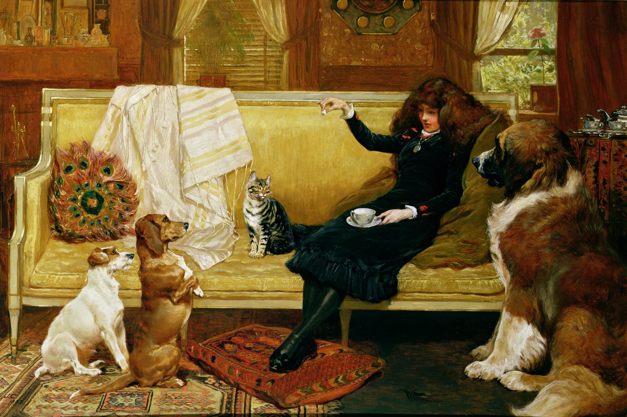 Trattamento del tè, 1883 da John Charlton