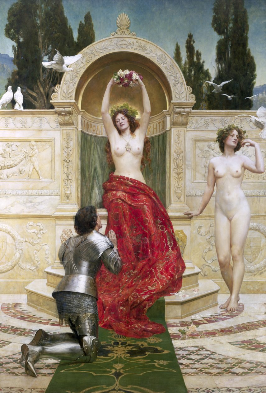 Nel Venusberg (Tannhauser) da John Collier