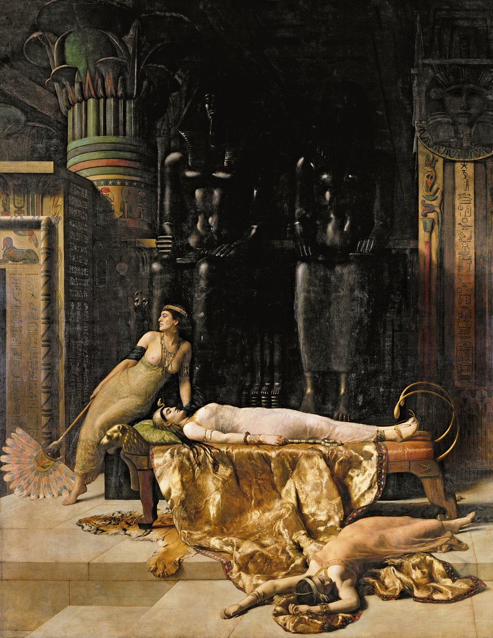 La morte di Cleopatra da John Collier