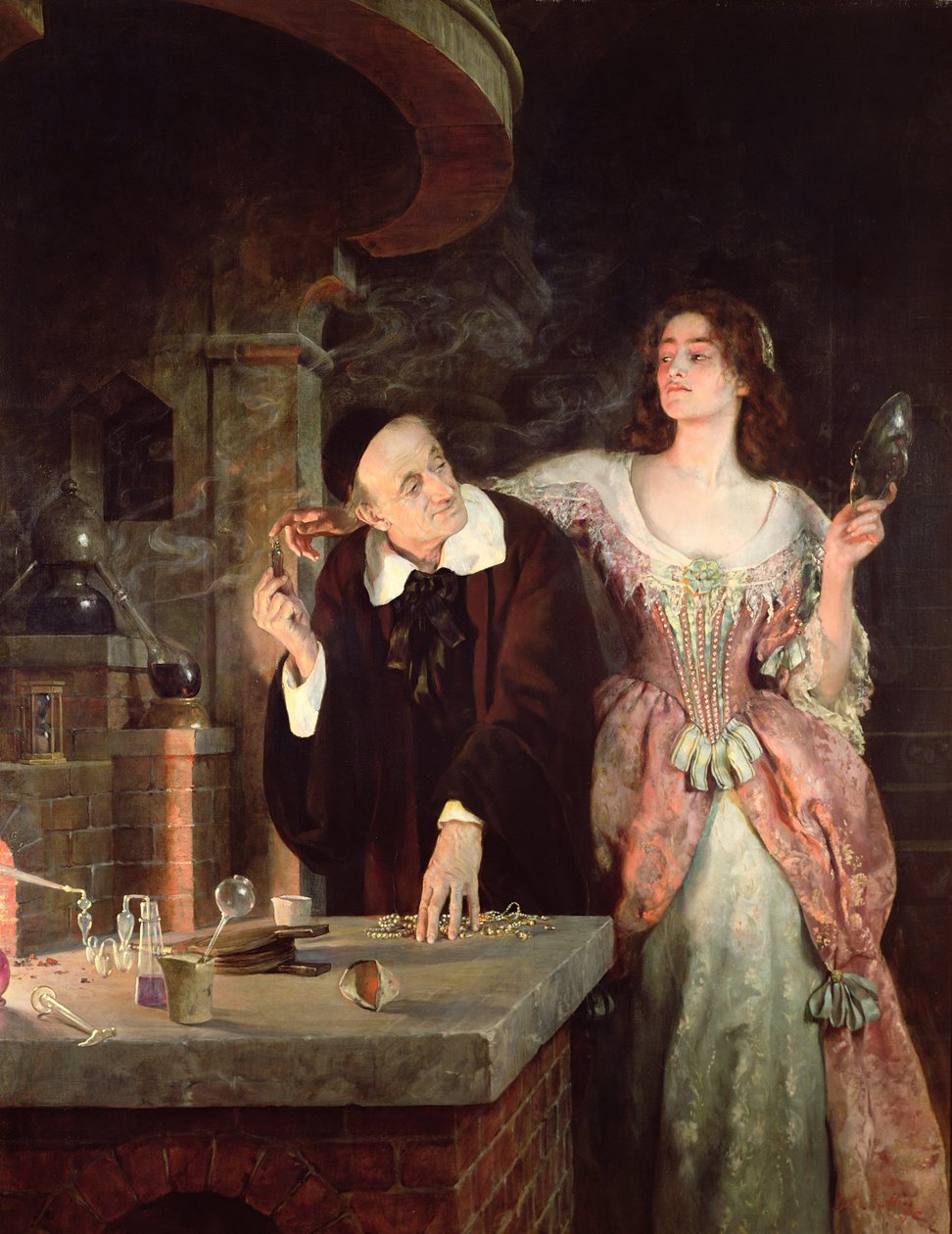 Il laboratorio, 1895 da John Collier