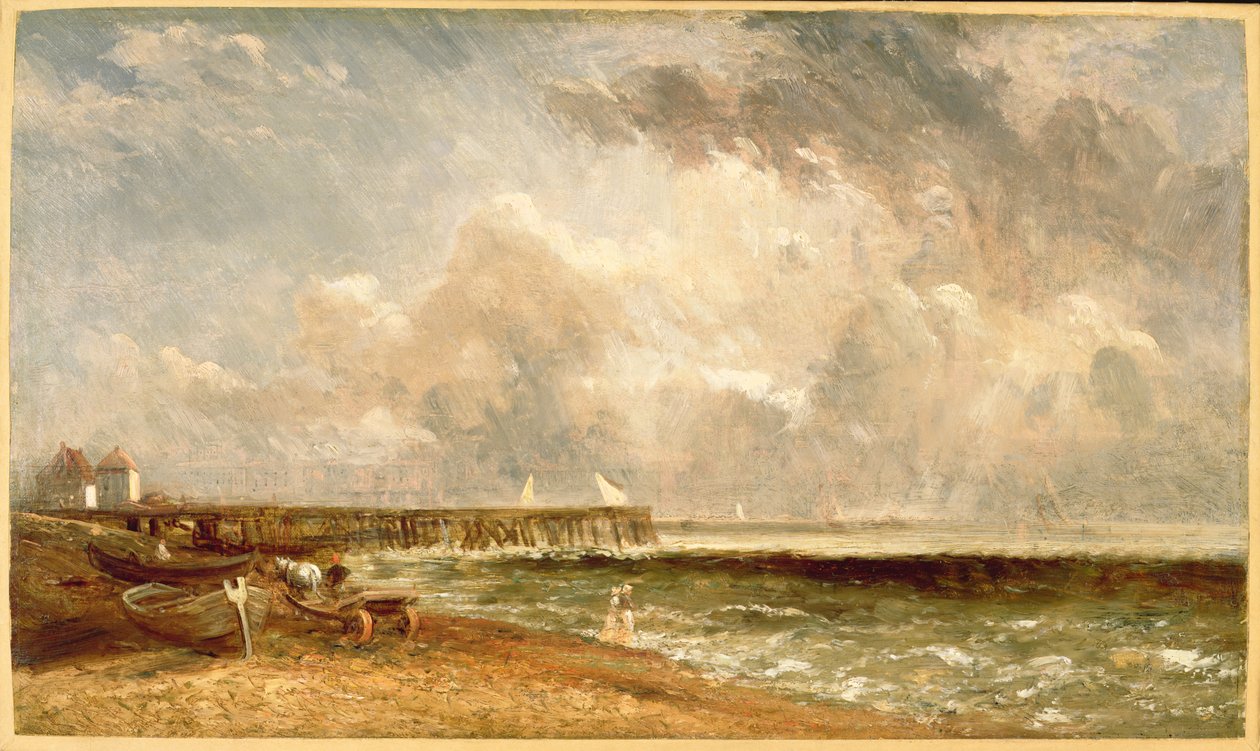 Molo di Yarmouth, c.1822 da John Constable