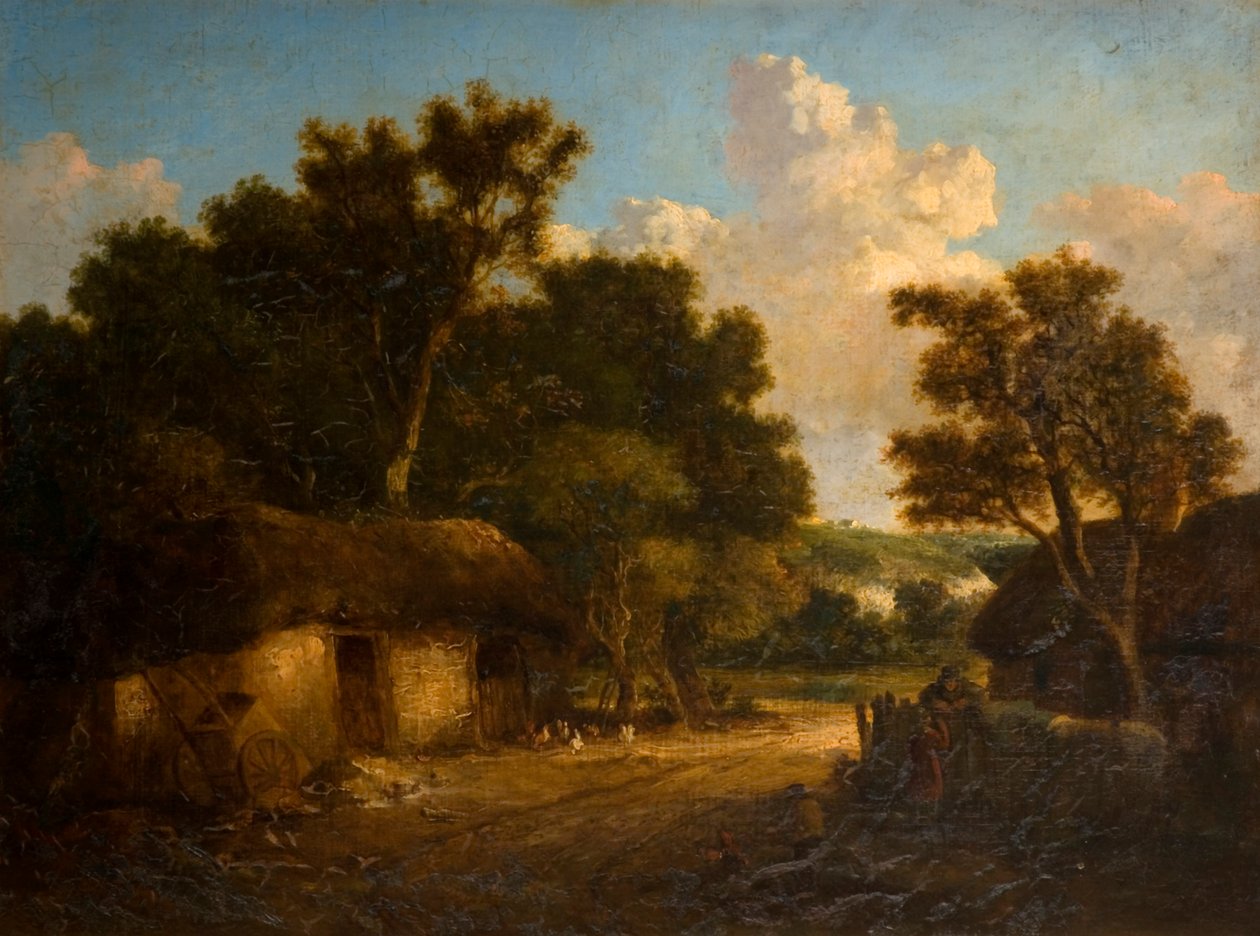Paesaggio con cottage da John Crome
