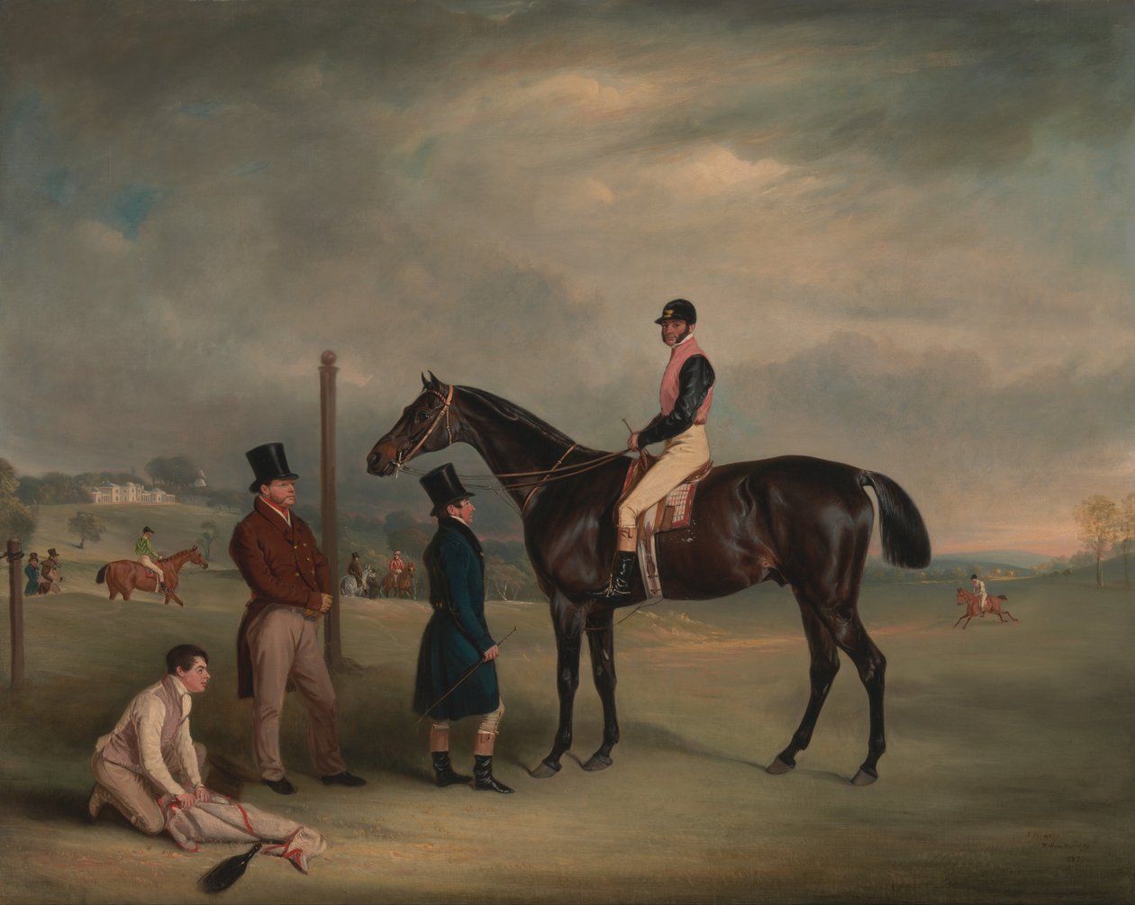 Euxton, con John White a Heaton Park da John E. Ferneley