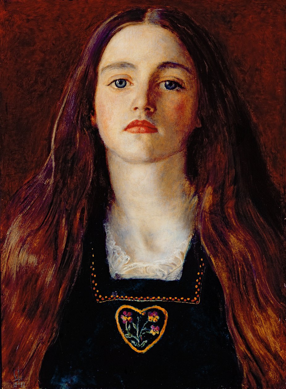 Ritratto di una ragazza, 1857 da John Everett Millais
