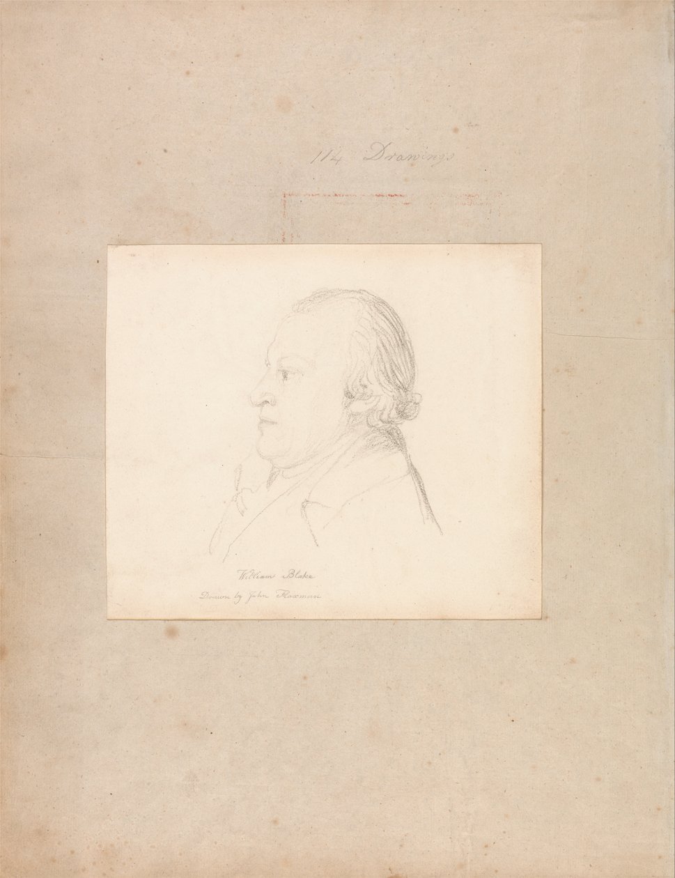 Ritratto di William Blake da John Flaxman