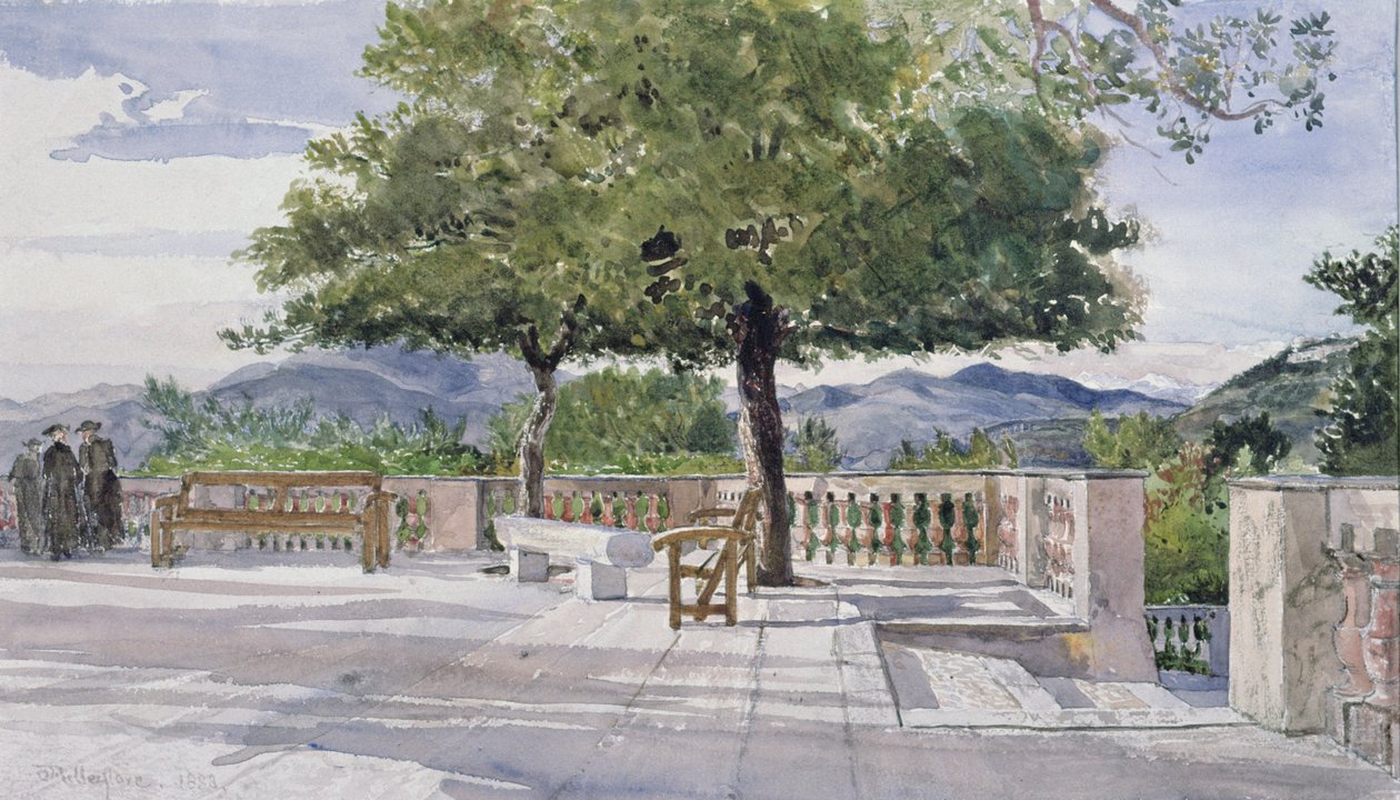 Terrazza a Nizza da John Fulleylove