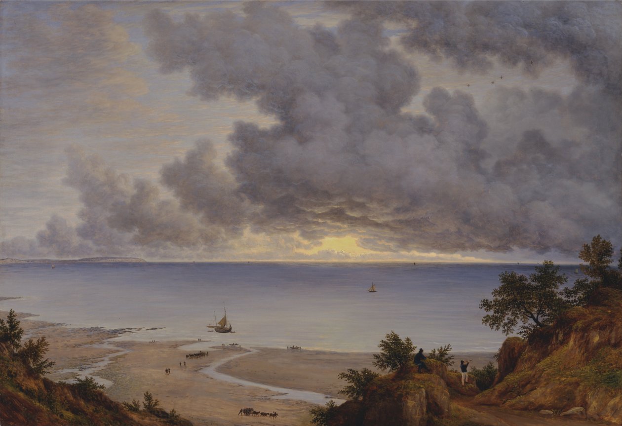 Baia di Sandown, vicino a Shanklin Chine, Isola di Wight da John Glover