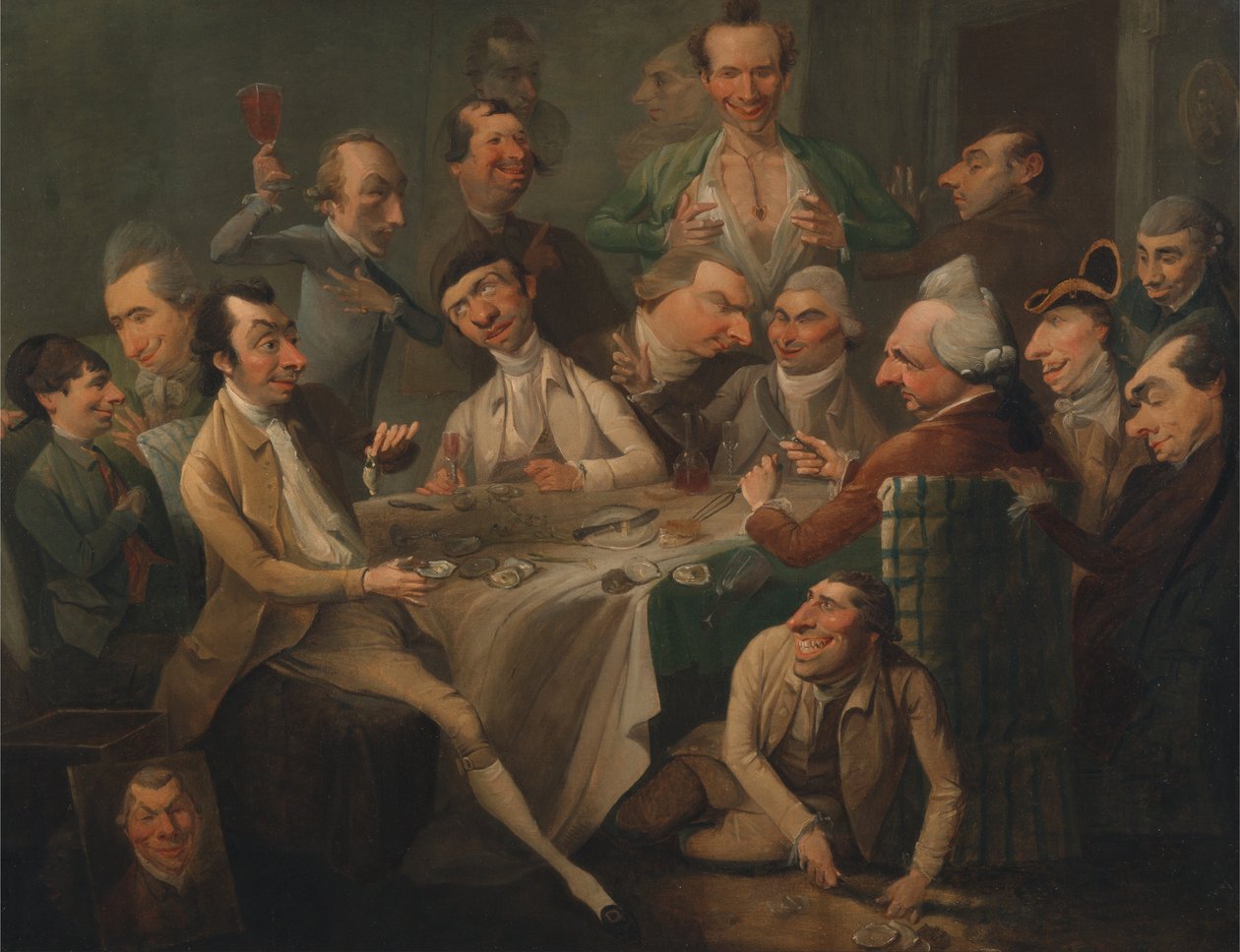 Gruppo caricaturale da John Hamilton Mortimer