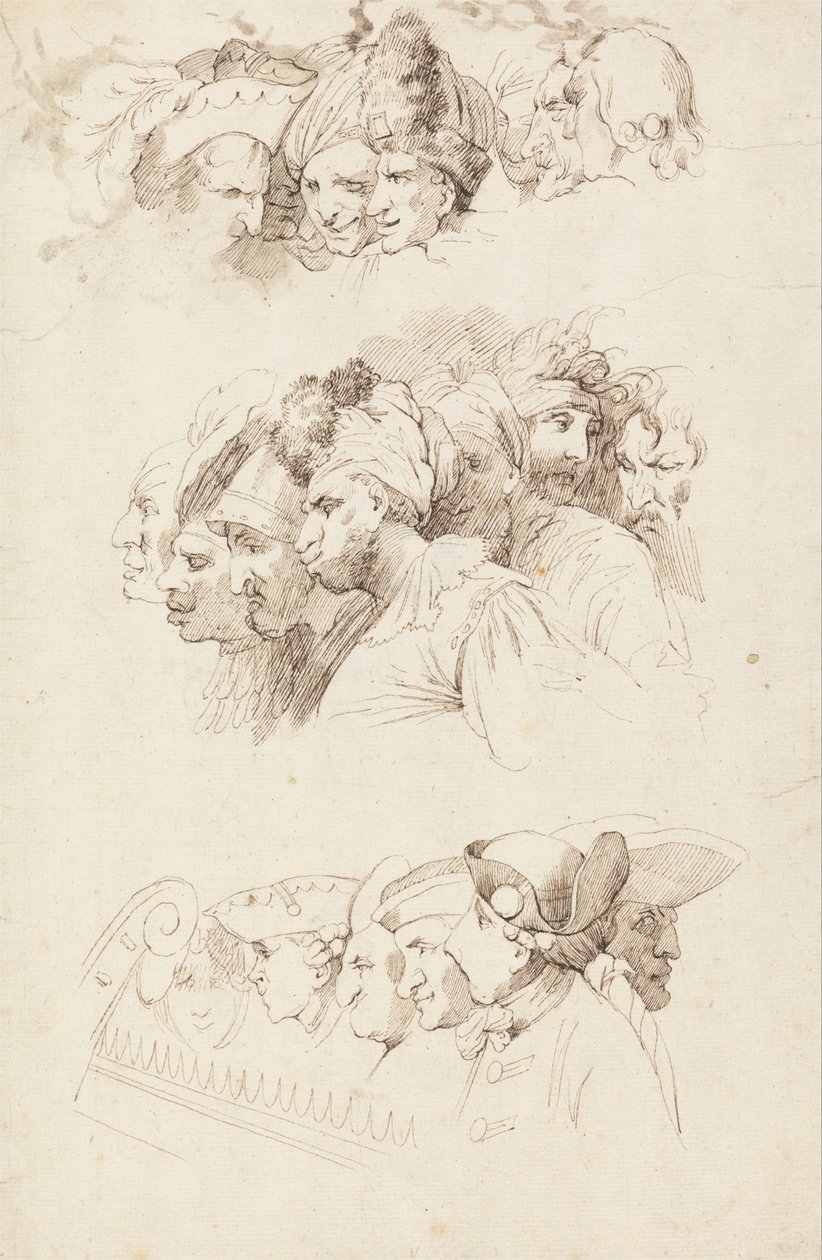 Studi di Gruppi di Teste da John Hamilton Mortimer