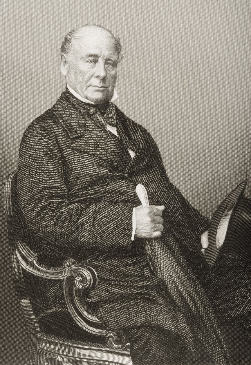 Thomas Chandler Haliburton (1796-1865) inciso da D.J. Pound da una fotografia, da 