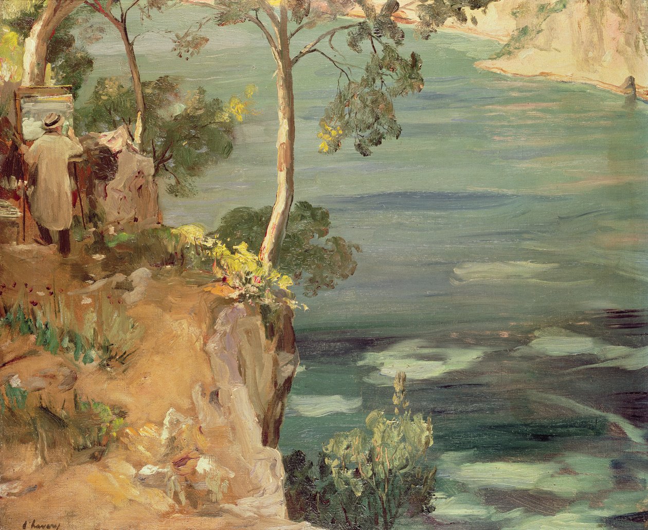 La Baia Blu: Mr Churchill sulla Riviera da John Lavery