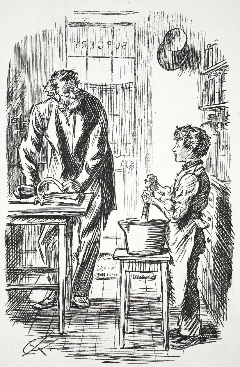 Preparazione della medicina da John Leech