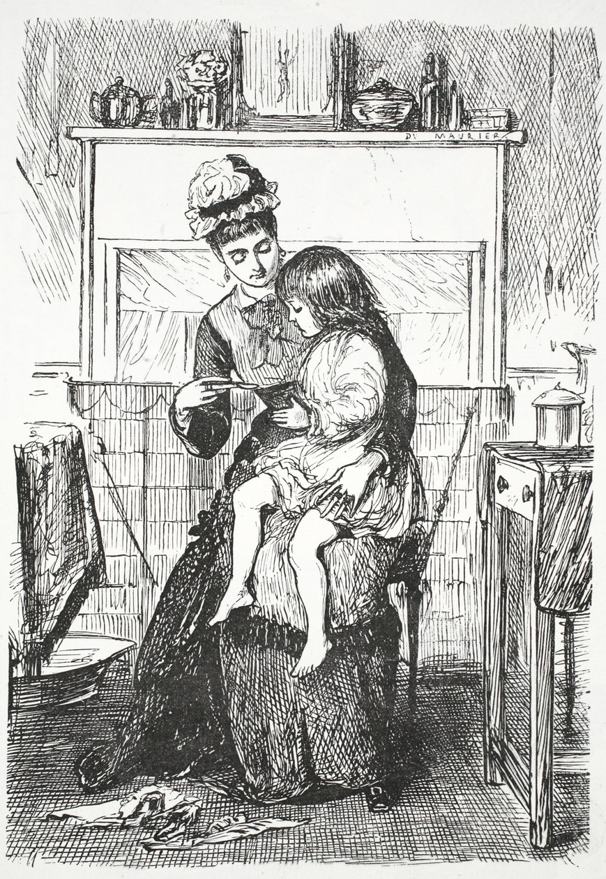 Nella nursery da John Leech