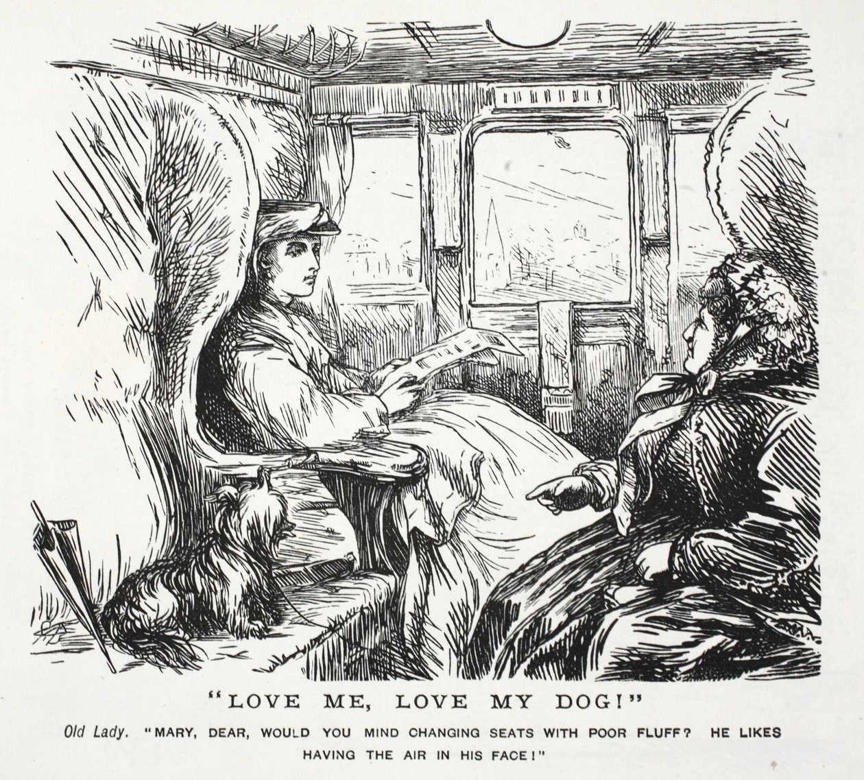 Amami, ama il mio cane! da John Leech