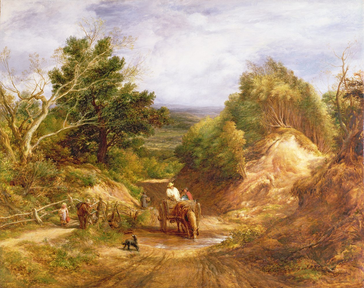 Attraversando il ruscello da John Linnell
