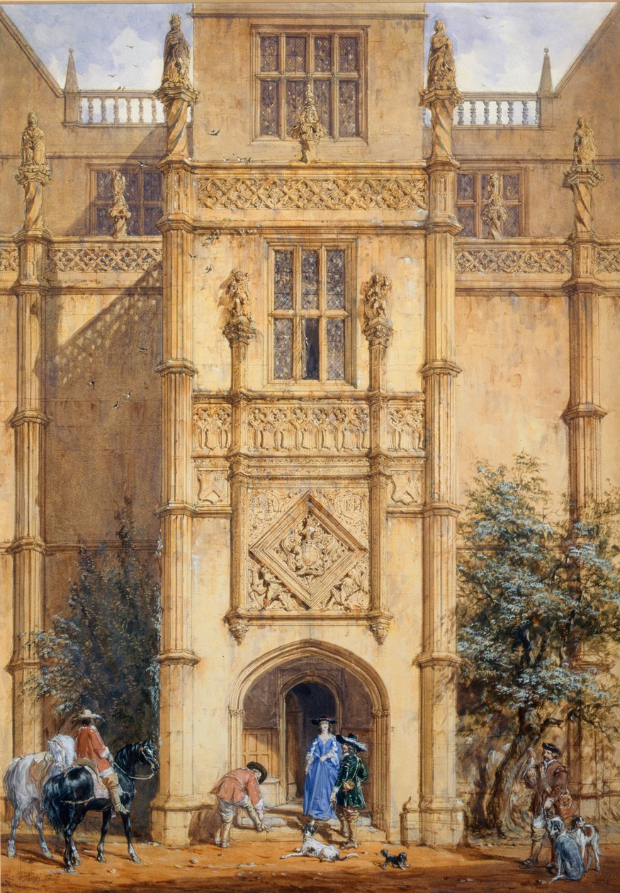 Portico a Montacute, 1842 da John Nash