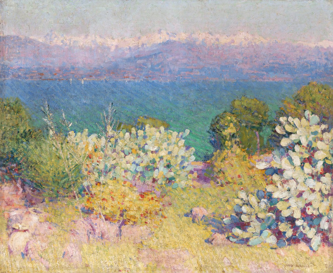 Al mattino, Alpi Marittime da Antibes da John Peter Russell