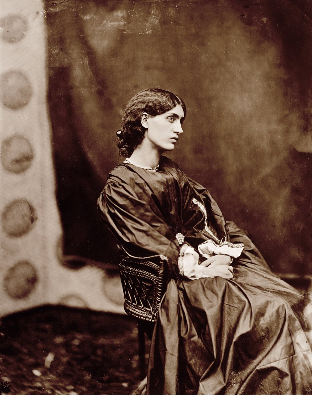 Ritratto di Jane Morris (1839-1914) 1865 da John R. Parsons
