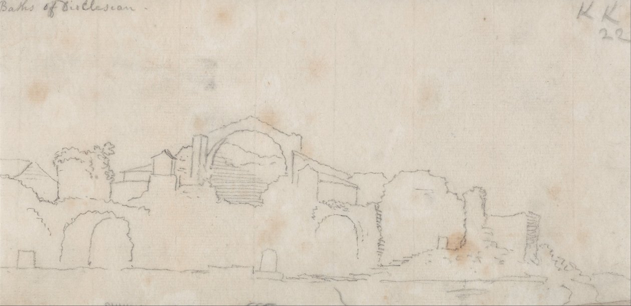 Terme di Diocleziano da John Robert Cozens