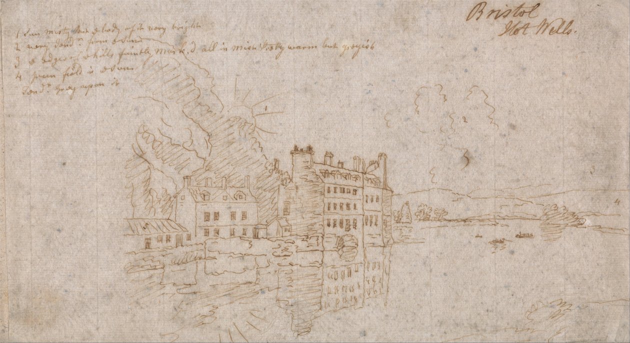 Bristol Hot Wells da John Robert Cozens