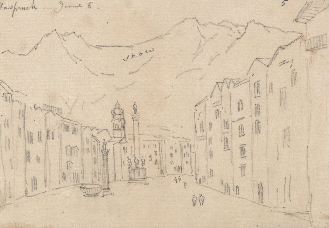 Innsbruck, 6 giugno da John Robert Cozens