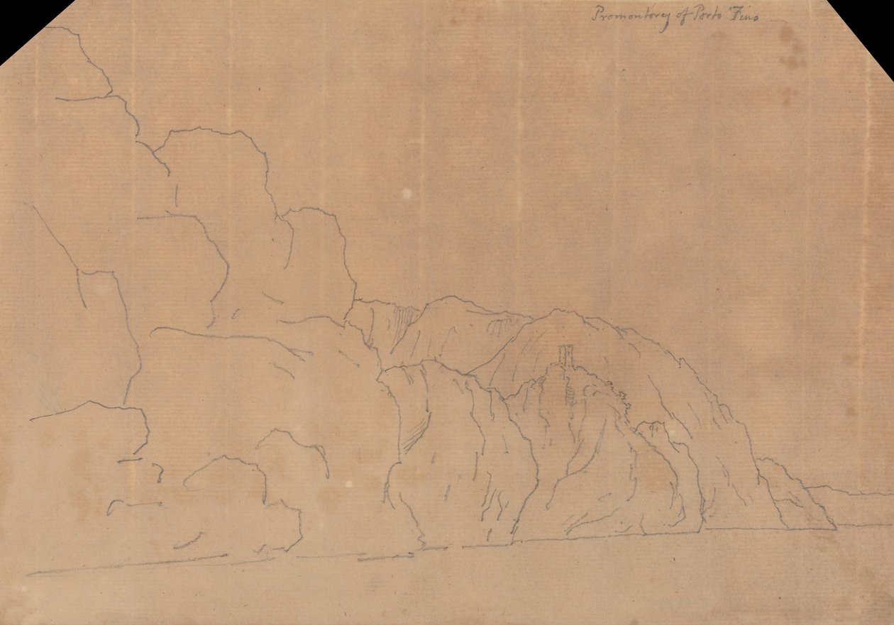 Promontorio di Porto Fino da John Robert Cozens