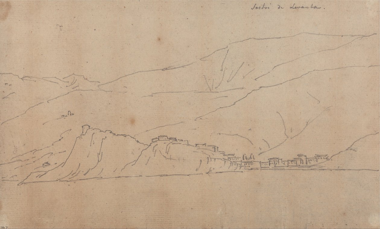 Sestri di Levante da John Robert Cozens