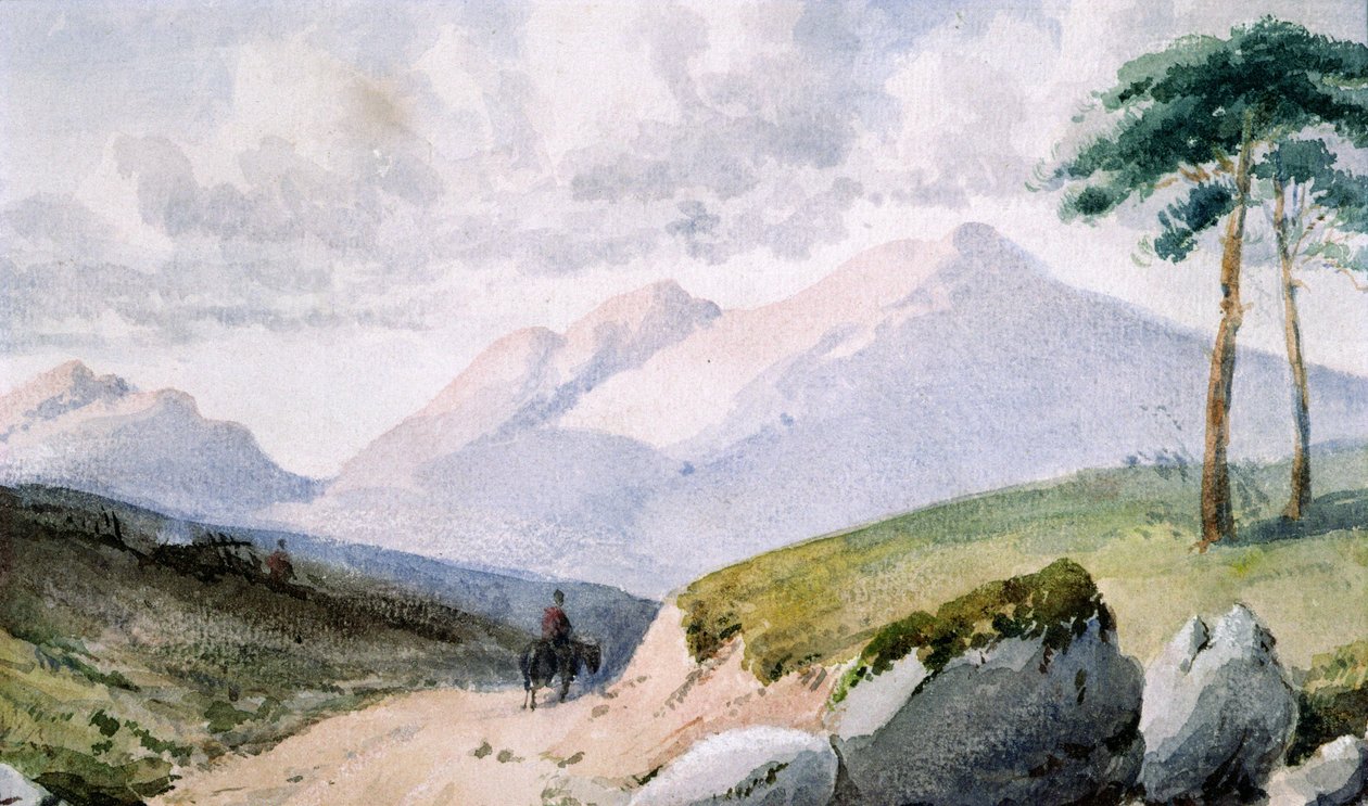 Paesaggio montuoso da John Ruskin