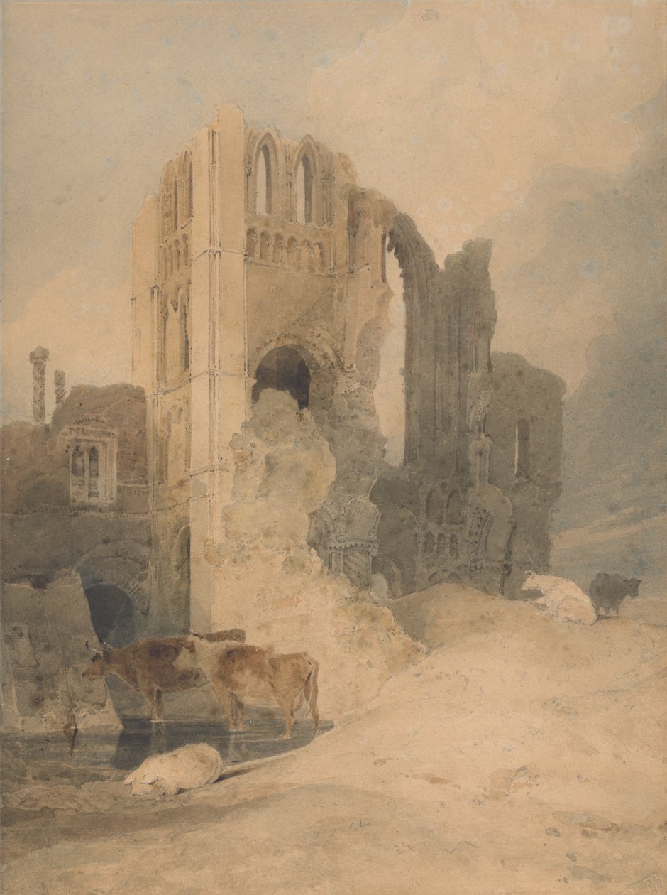 Priorato di Castle Acre, Norfolk da John Sell Cotman