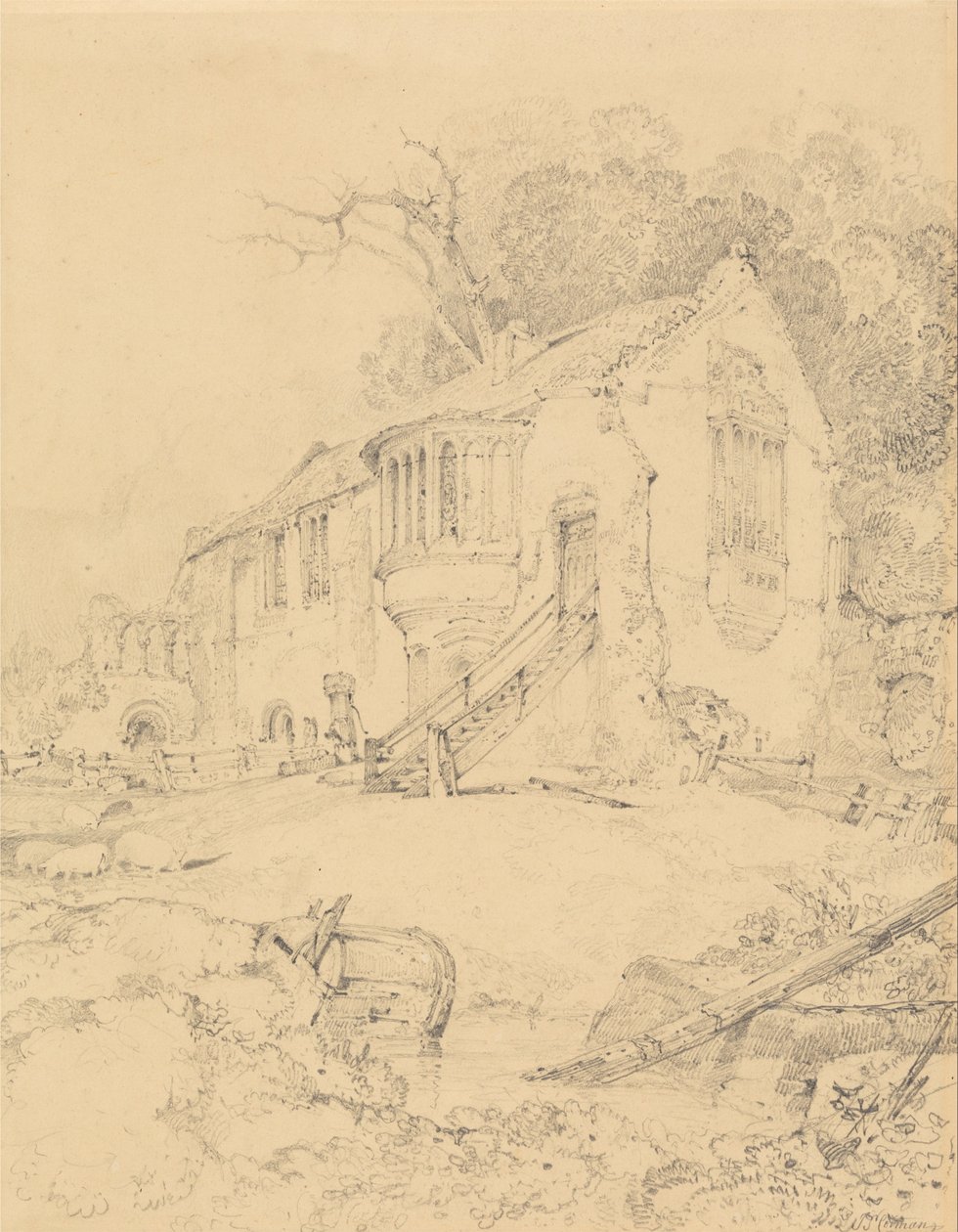 Priorato di Castle Acre, Norfolk da John Sell Cotman