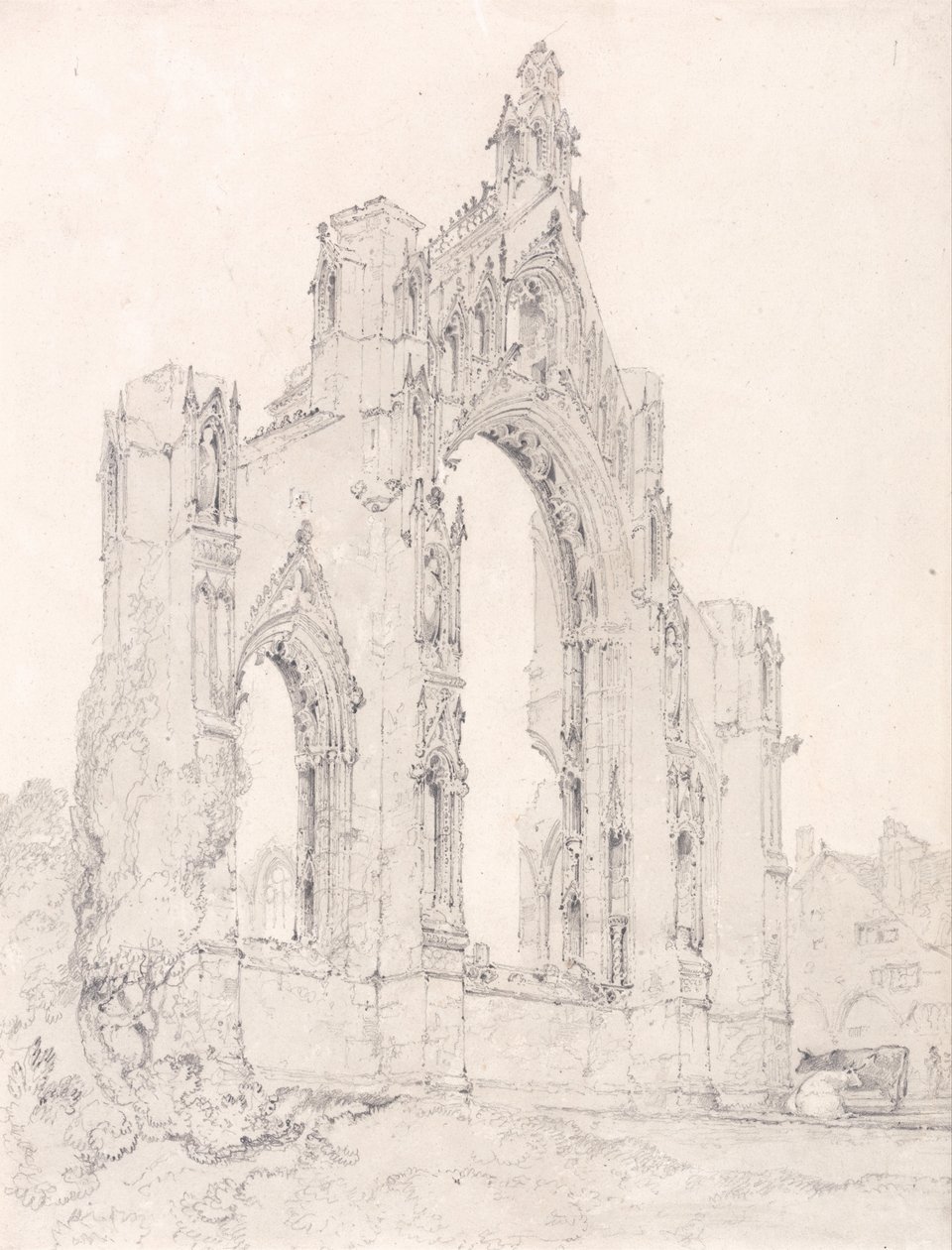 Estremità orientale della chiesa di Howden, Yorkshire da John Sell Cotman