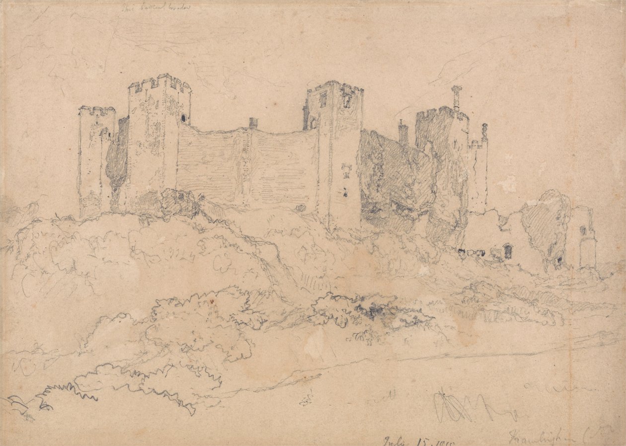 Castello di Framlingham, Suffolk da John Sell Cotman