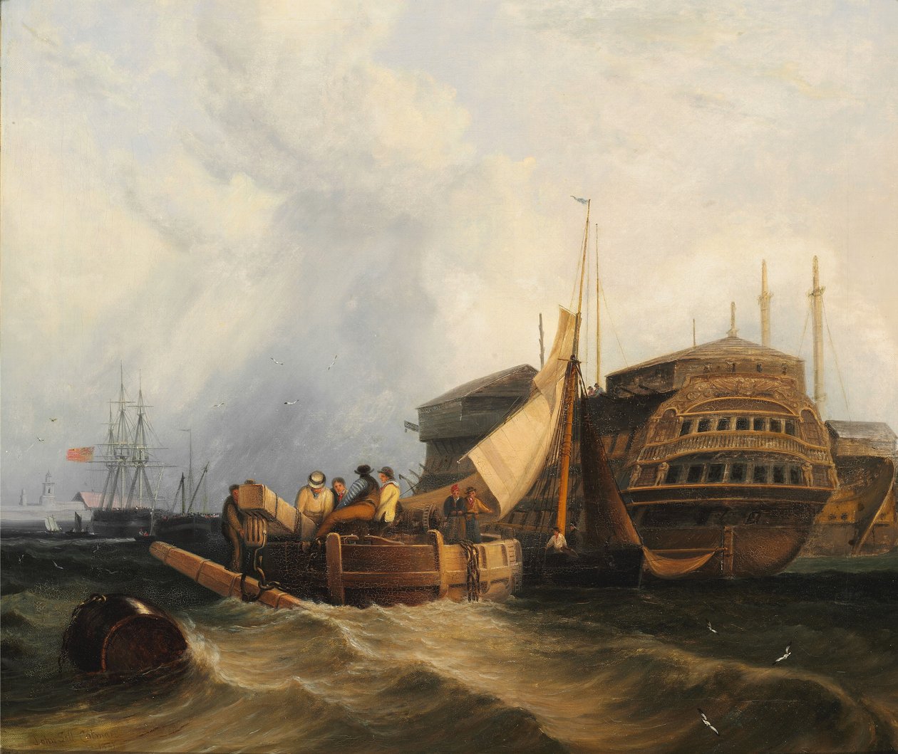 Scena del porto da John Sell Cotman