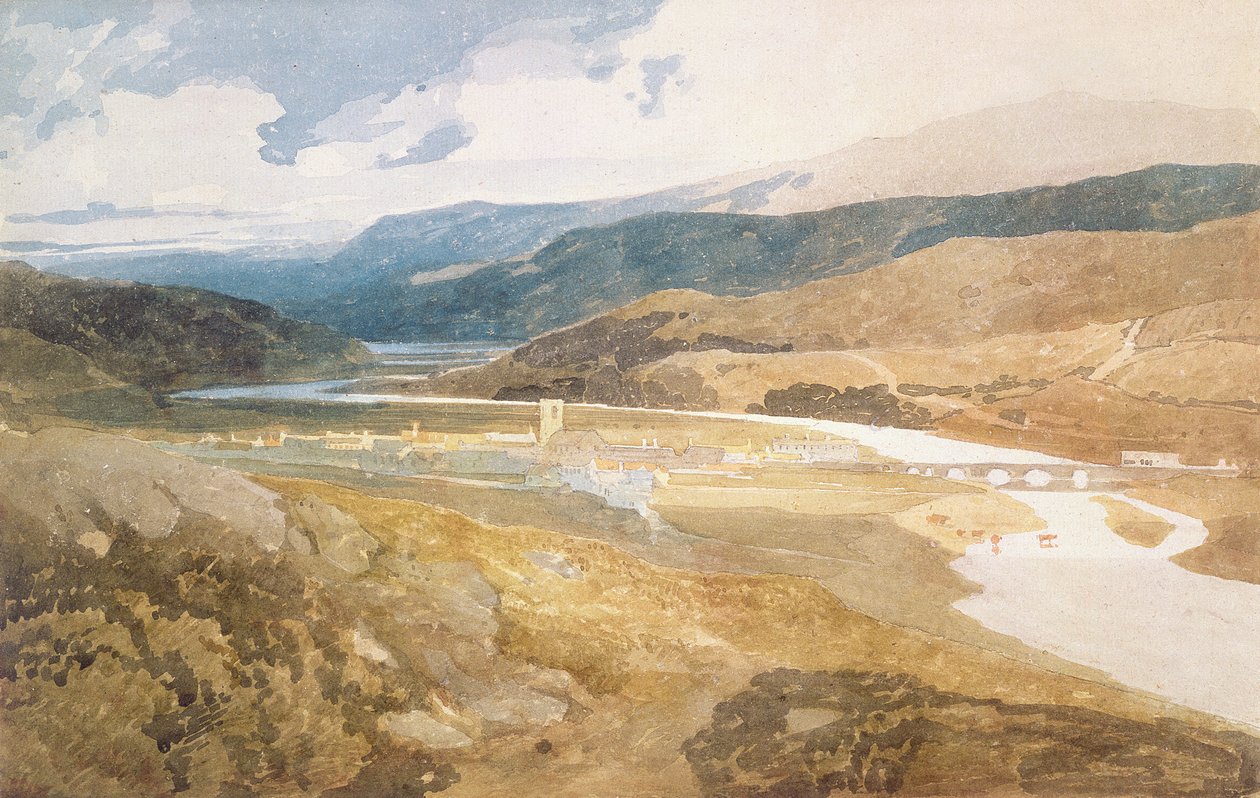 No.2303 Dolgelly, Galles del Nord, 1804-05 da John Sell Cotman