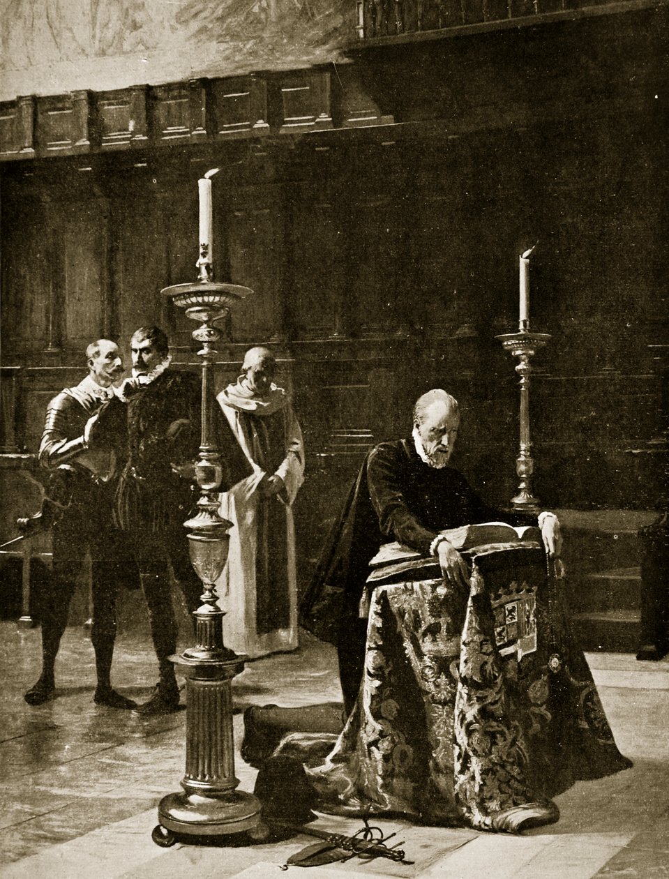 Filippo II riceve la notizia della sconfitta dell
